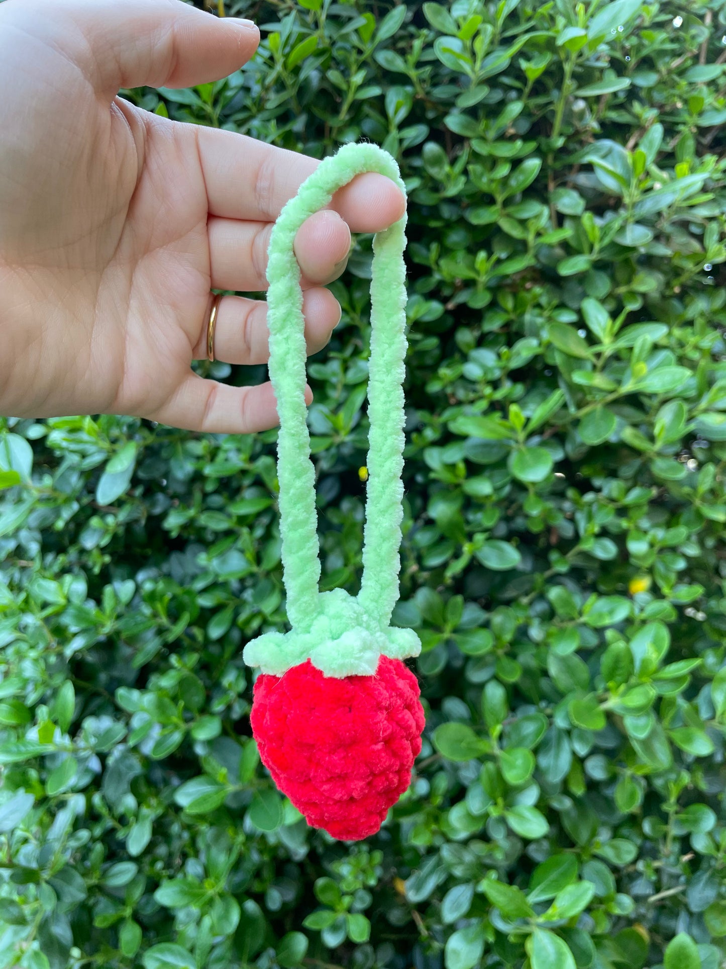Strawberry Car Charm