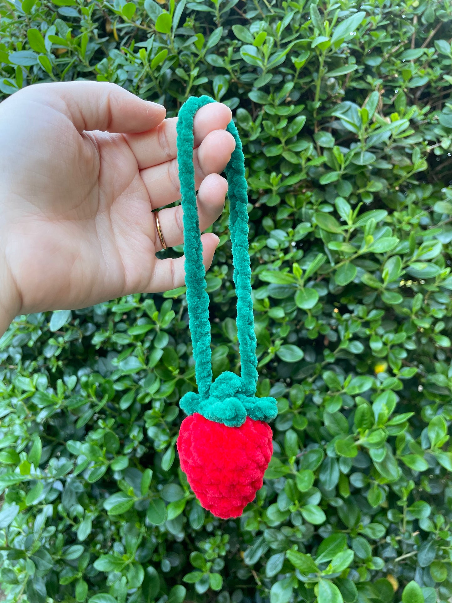 Strawberry Car Charm